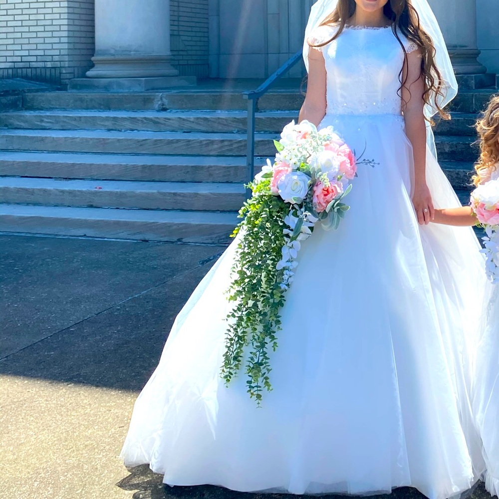 Ivory A-Line Wedding Dress